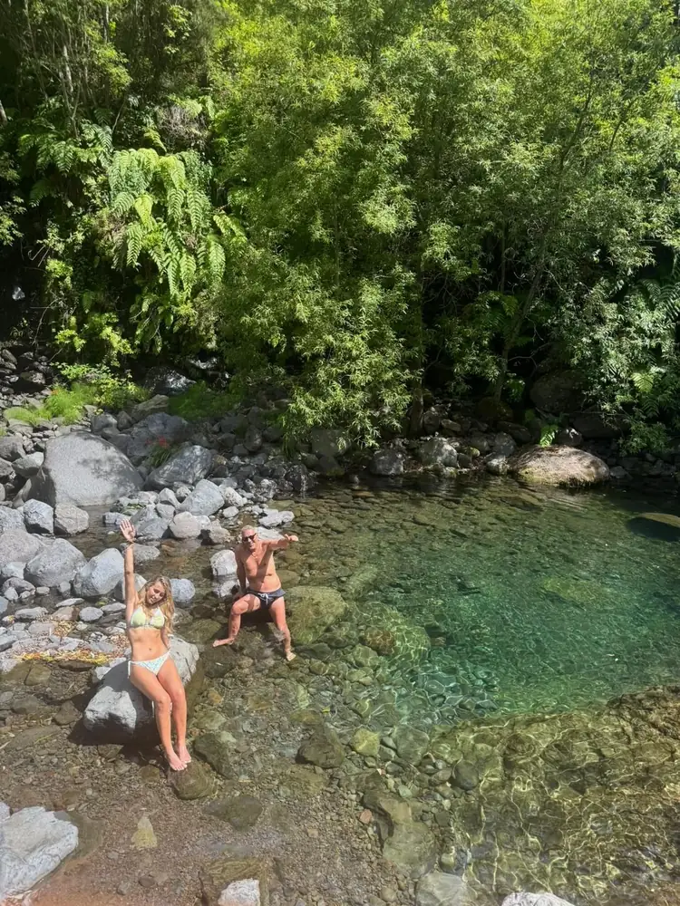 Emerald Forest natural pool swim