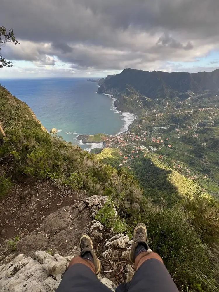 Penha D'Aguia steep cliff view