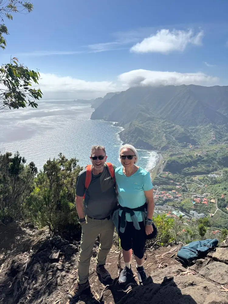 Penha D'Aguia hikers on the trail