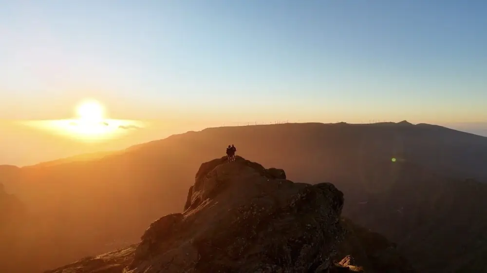 Pico Grande sunset silhouette