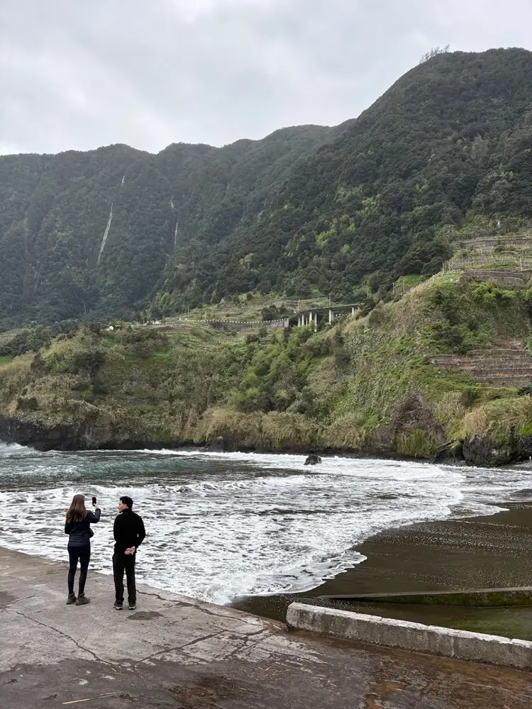 Laura Freitas review photo at a Madeira black sand beach