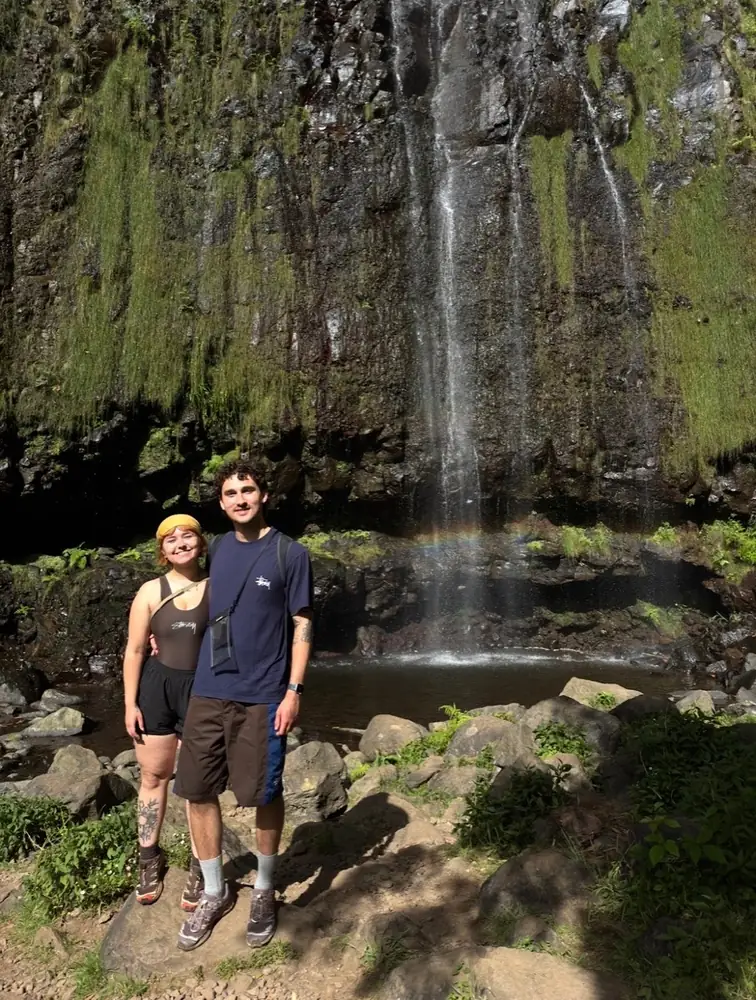 Shauna Harland review photo at a Madeira waterfall