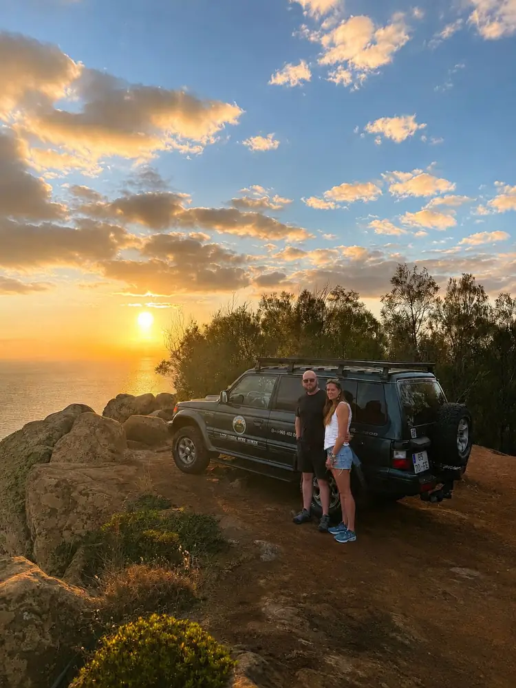 Private Sunrise 4x4 at golden hour